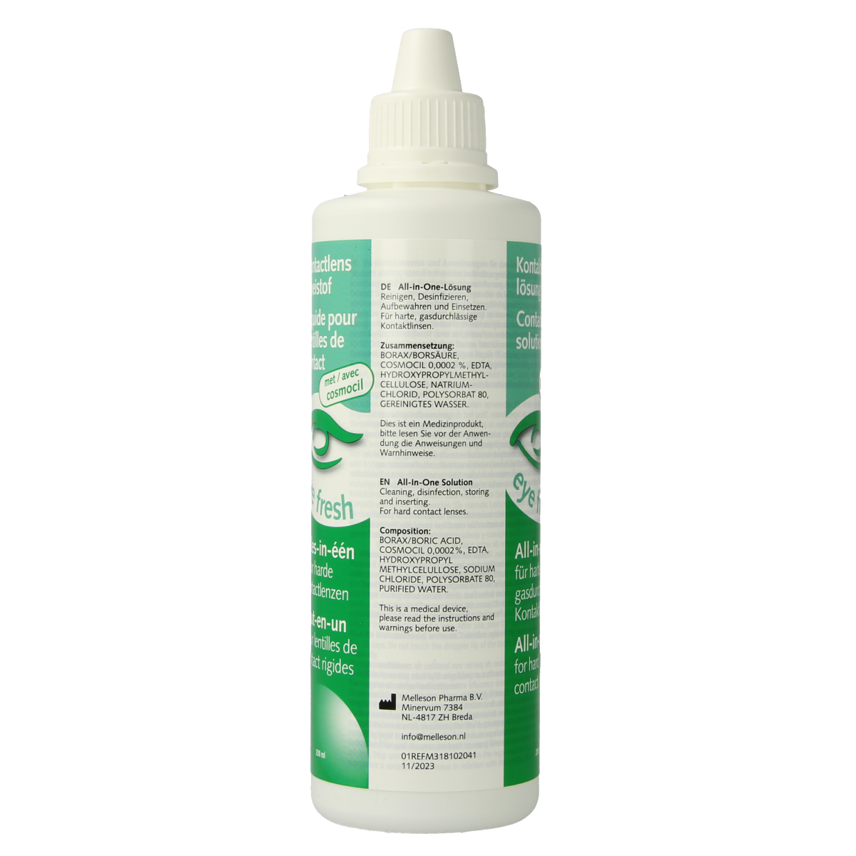 Eyefresh Alles-in-1 vloeistof harde lenzen 200.00 Milliliter