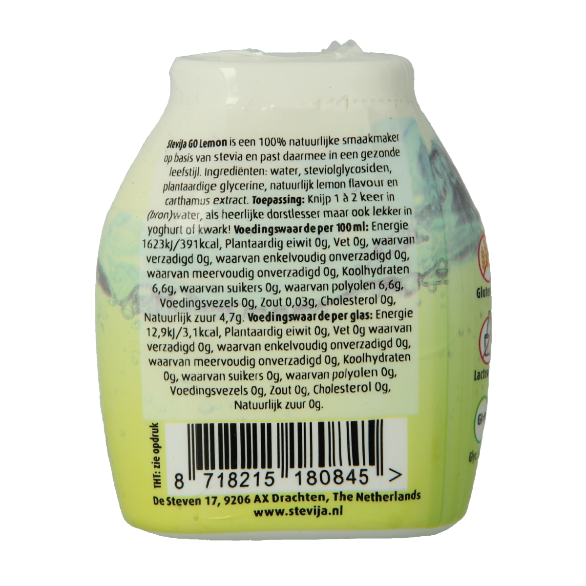 SteviJa Stevia limonadesiroop go lemon 40.00 Milliliter