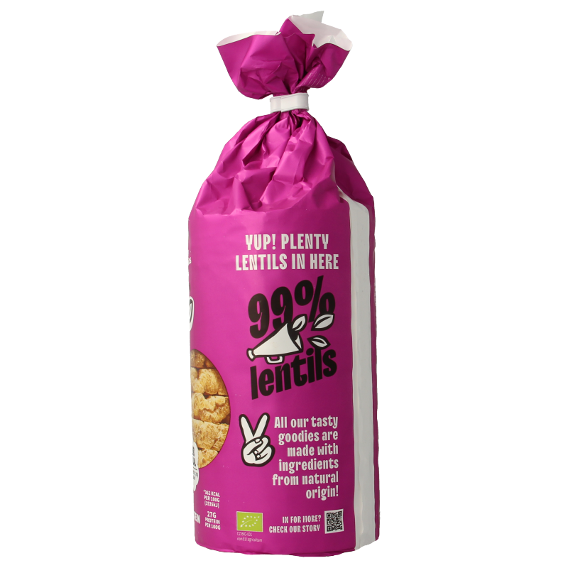 Leev Lovely lentil cakes natural bio 100 Gram