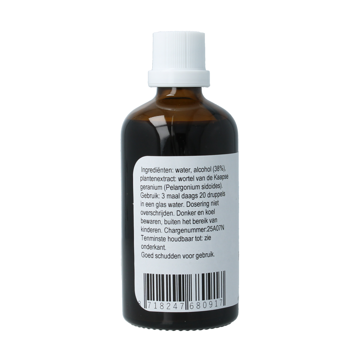 Therapeutenwinkel Pelargonium tinctuur 100.00 Milliliter