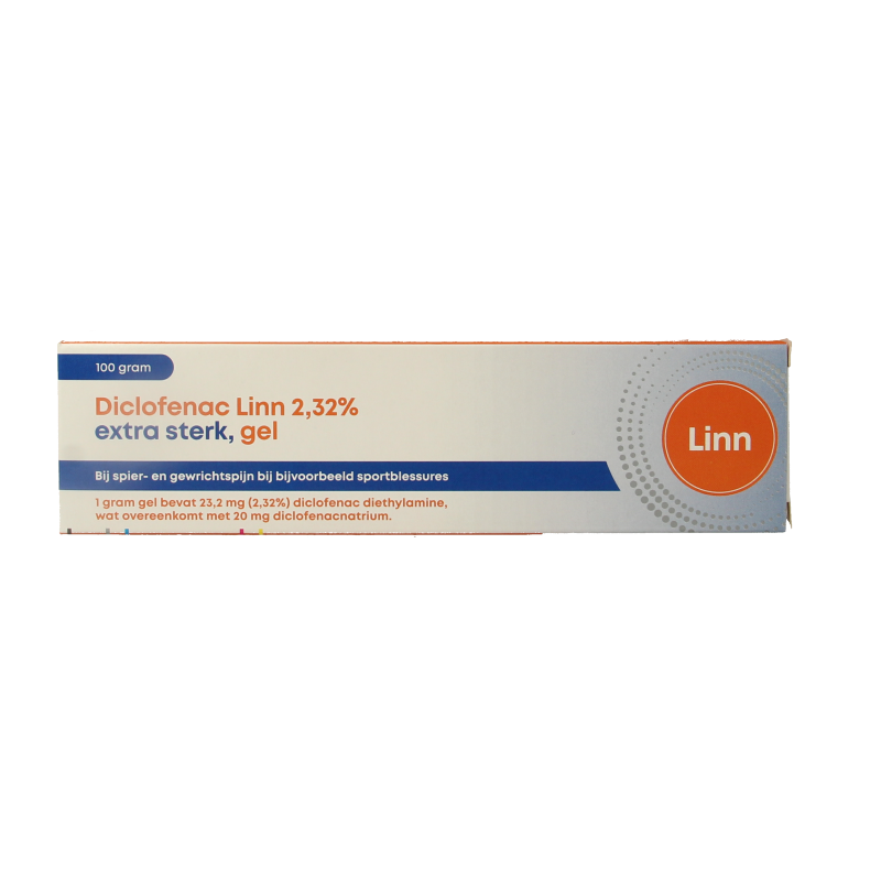 Linn Diclofenac gel 2,32% extra sterk 100 Gram