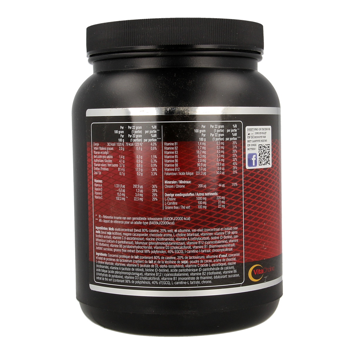 Dieet Pro Chocolade 500.00 Gram