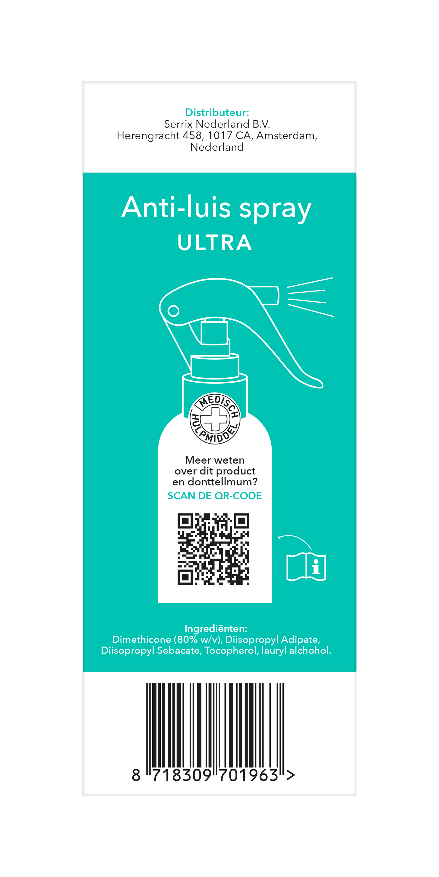 Donttellmum Anti luis spray ultra 120.00 Milliliter