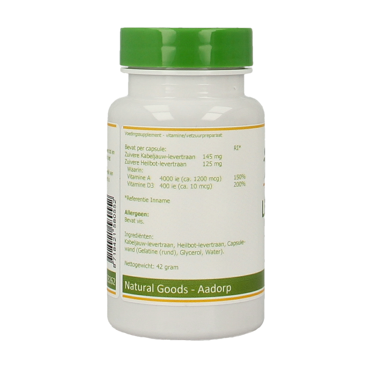 Elvitum Levertraan A D3 100.00 Capsules