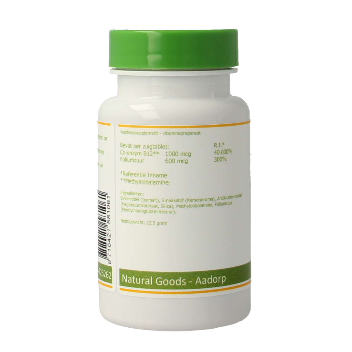 Elvitum Vitamine B12 1000mcg + foliumzuur 90.00 Zuigtabletten