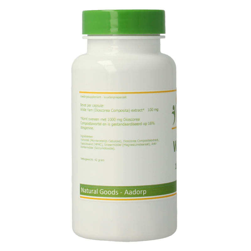 Elvitum Wild yam 100mg 16% diosgenine 120 Vegetarische capsules
