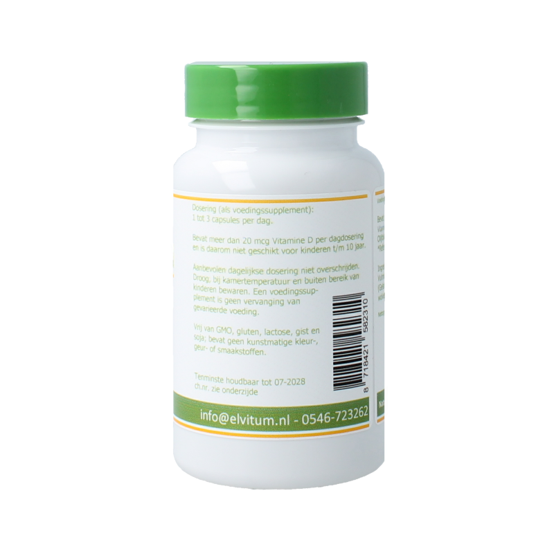 Elvitum Vitamine D3 1000IE/25mcg 120 Capsules