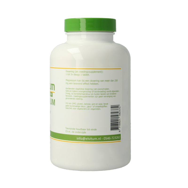 Elvitum Magnesium (bisglycinaat) 130mg 180 Tabletten