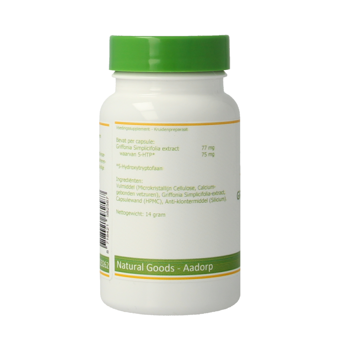 Elvitum Griffonia simplicifolia 5-HTP 60.00 Vegetarische capsules