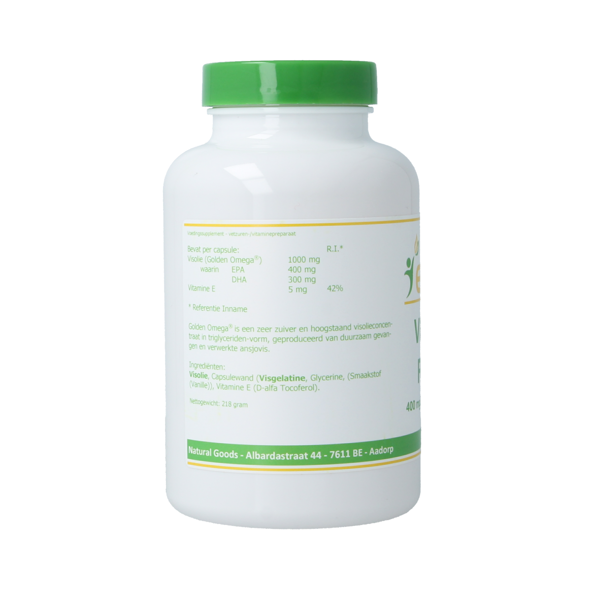 Elvitum Visolie Forte 400 EPA/300 DHA 150.00 Softgels