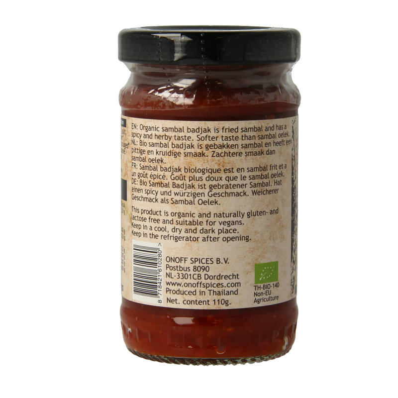 Onoff Sambal badjak bio 110 Gram