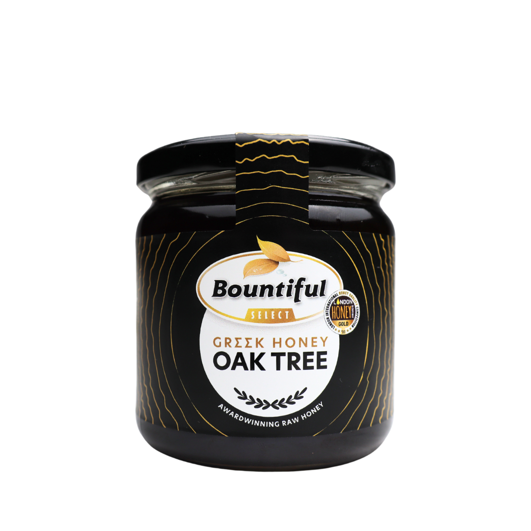 Bountiful select Griekse rauwe honing oak tree/eiken 500 Gram