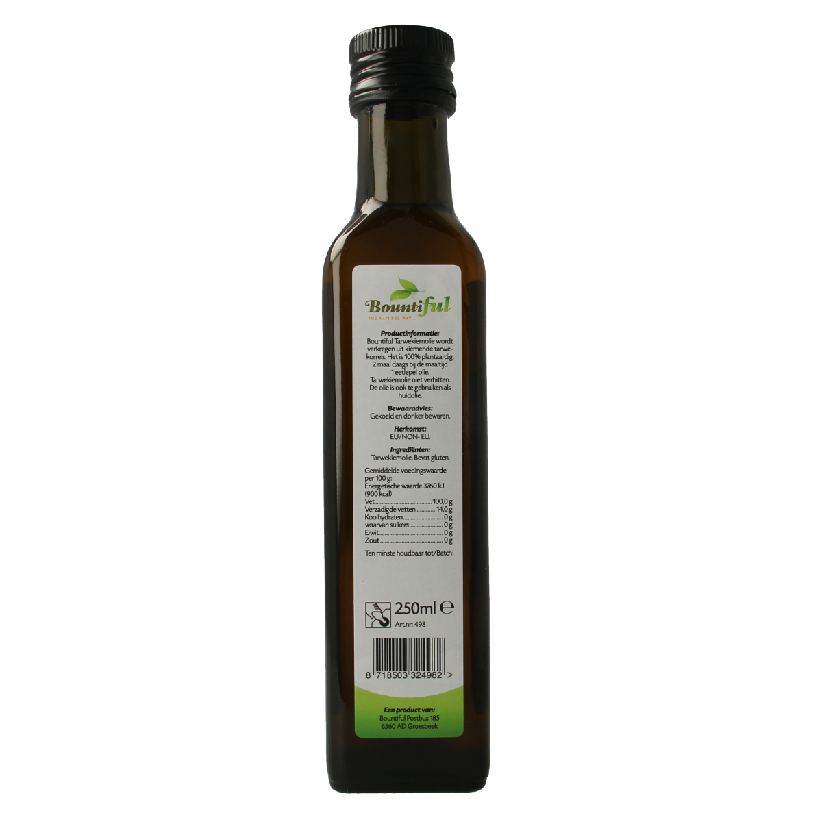 Bountiful Tarwekiemolie 250.00 Milliliter