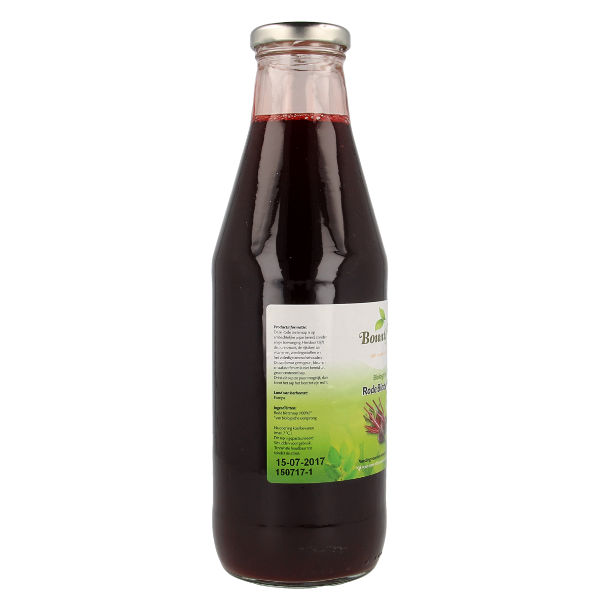 Bountiful Rode bietensap bio 750.00 Milliliter