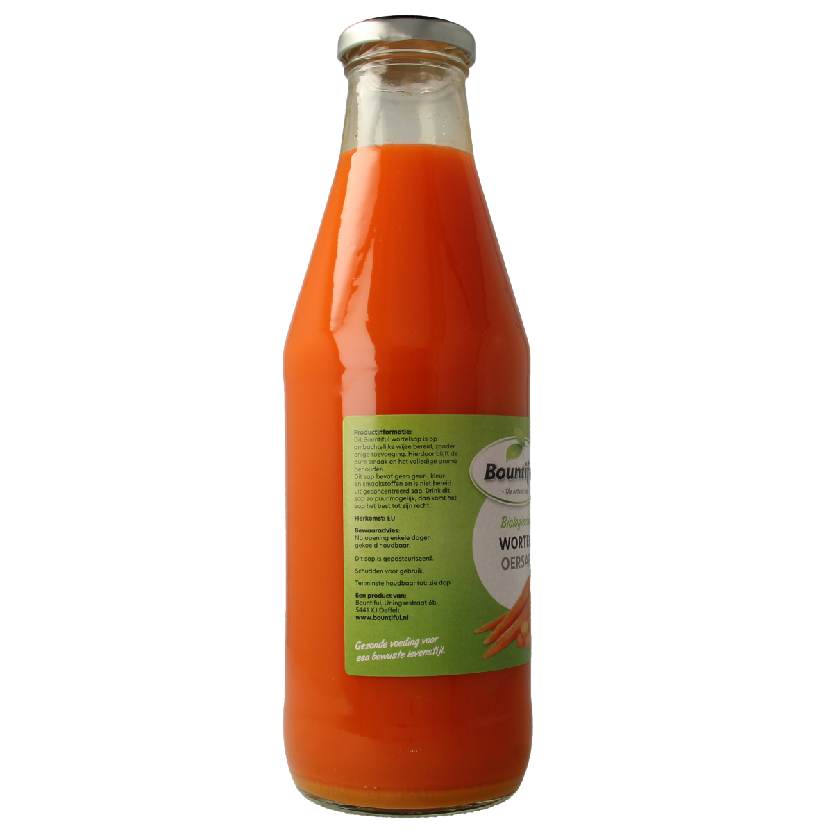 Bountiful Wortel oersap bio 750.00 Milliliter