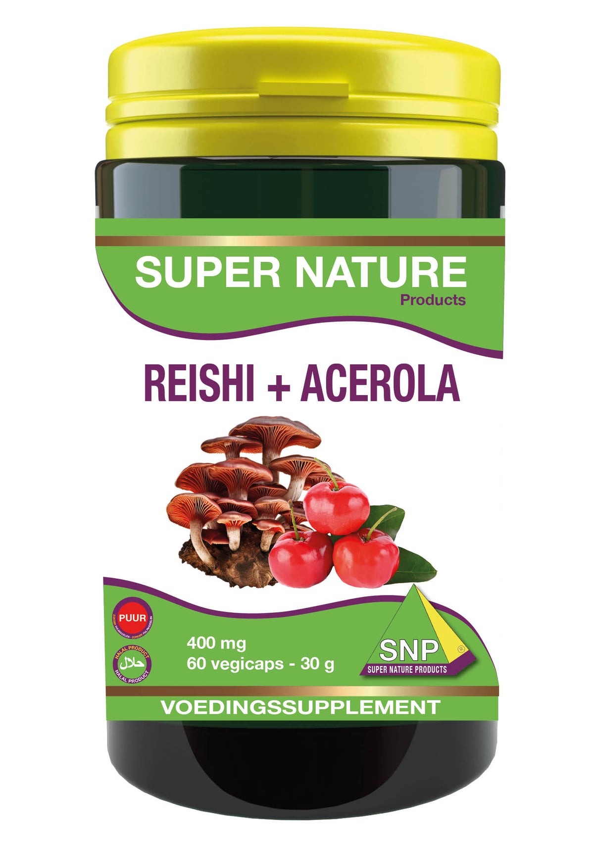 SNP Reishi acerola 400 mg puur 60.00 Capsules