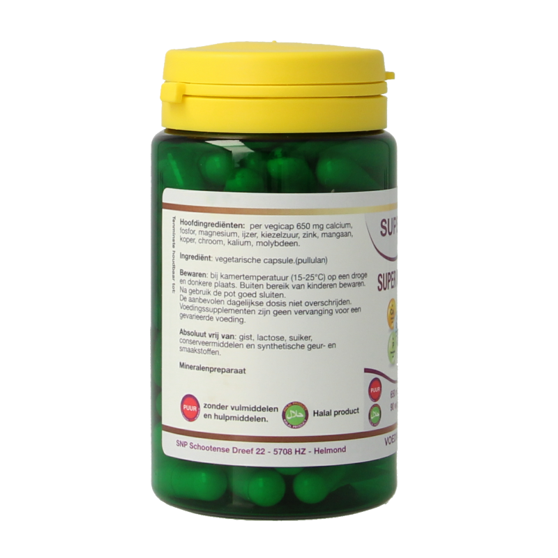 SNP Super multi mineralen 650mg puur 90 Vegetarische capsules