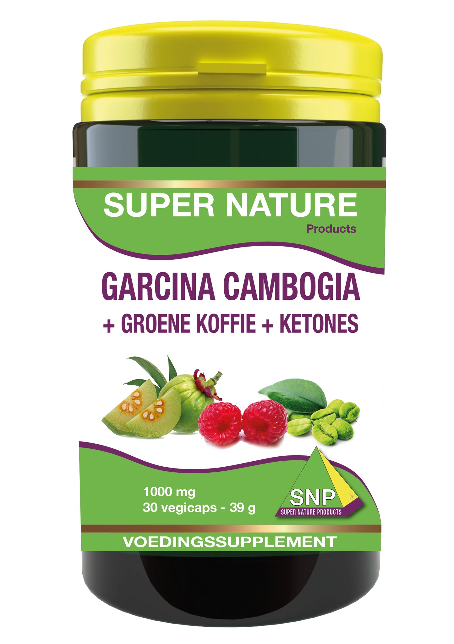 SNP Garcinia + groene koffie + ketones 30.00 Vegetarische capsules