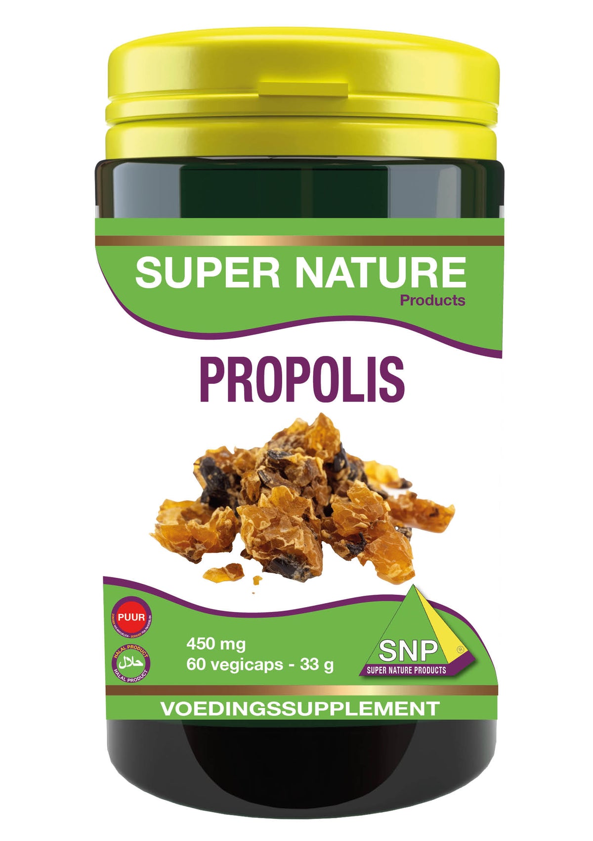 SNP Propolis 450mg 60.00 Vegetarische capsules
