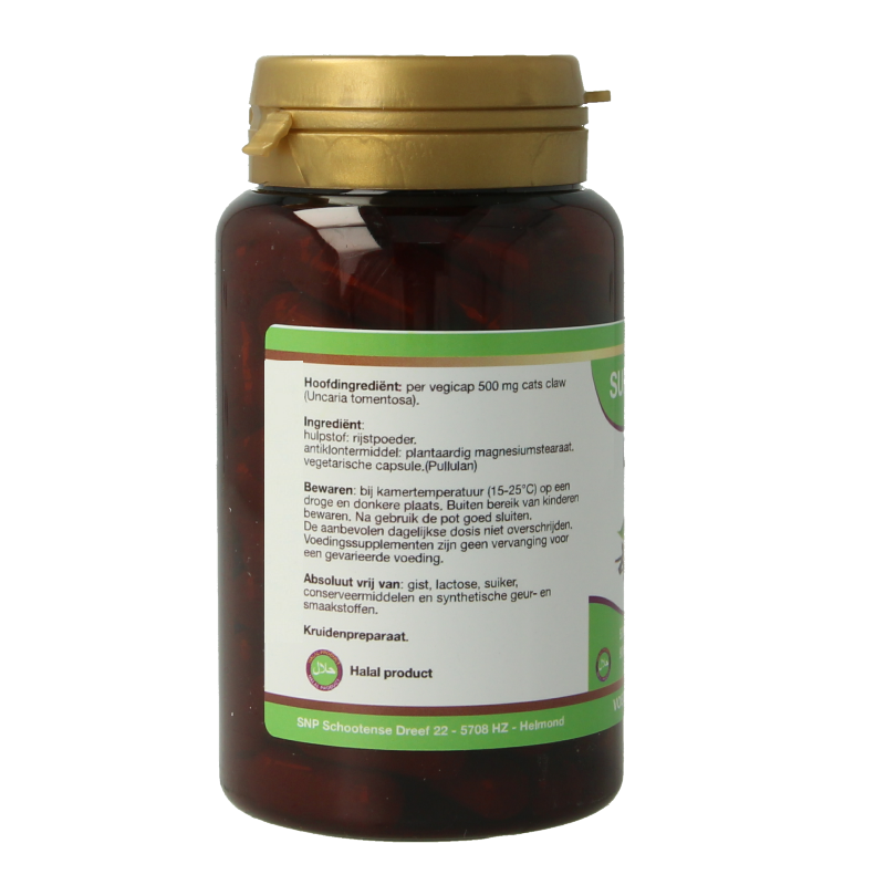 SNP Cats claw 500mg 90 Vegetarische capsules