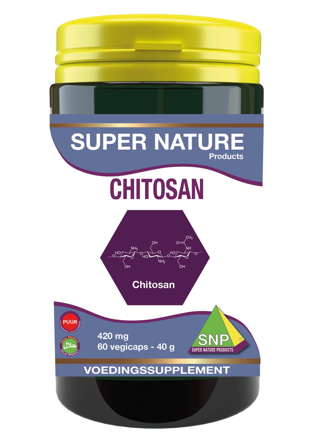 SNP Chitosan 420mg 60.00 Vegetarische capsules