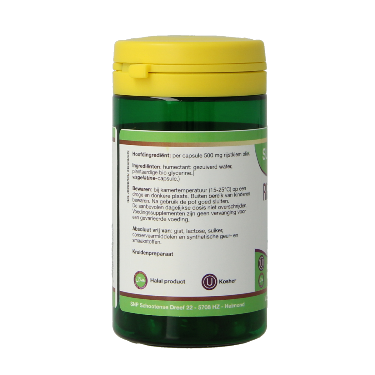 SNP Rijstkiem olie halal kosher 60.00 Capsules