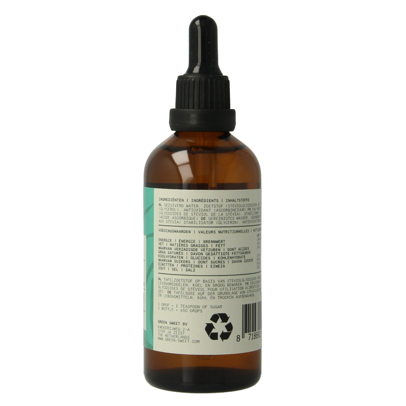 Green Sweet Vloeibare stevia naturel 100 Milliliter