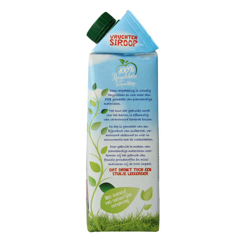 Cool Bear Siroop aardbei-appel 750 Milliliter