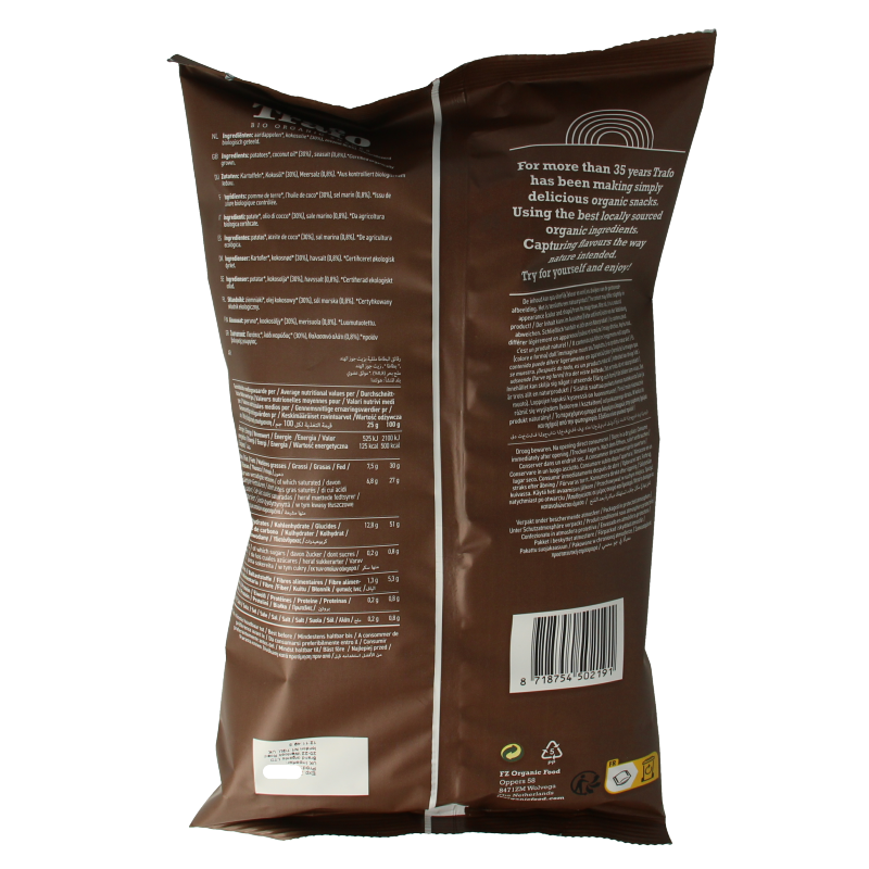 Trafo Chips kokosolie gebakken bio 100.00 Gram