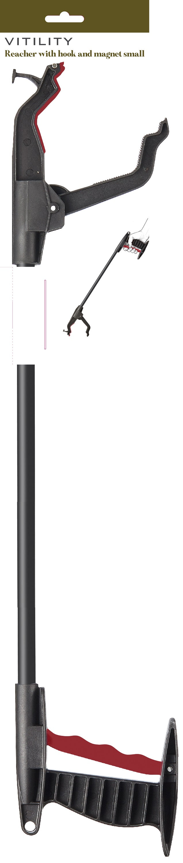 Vitility Grijper handi 61cm met haak en magneet 1.00 Stuks