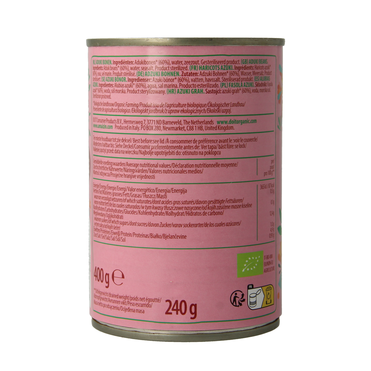 Amaizin Aduki bonen bio 400.00 Gram