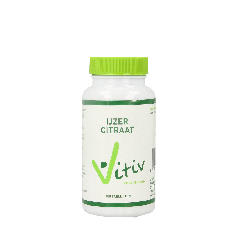 Vitiv IJzer citraat 100.00 Tabletten