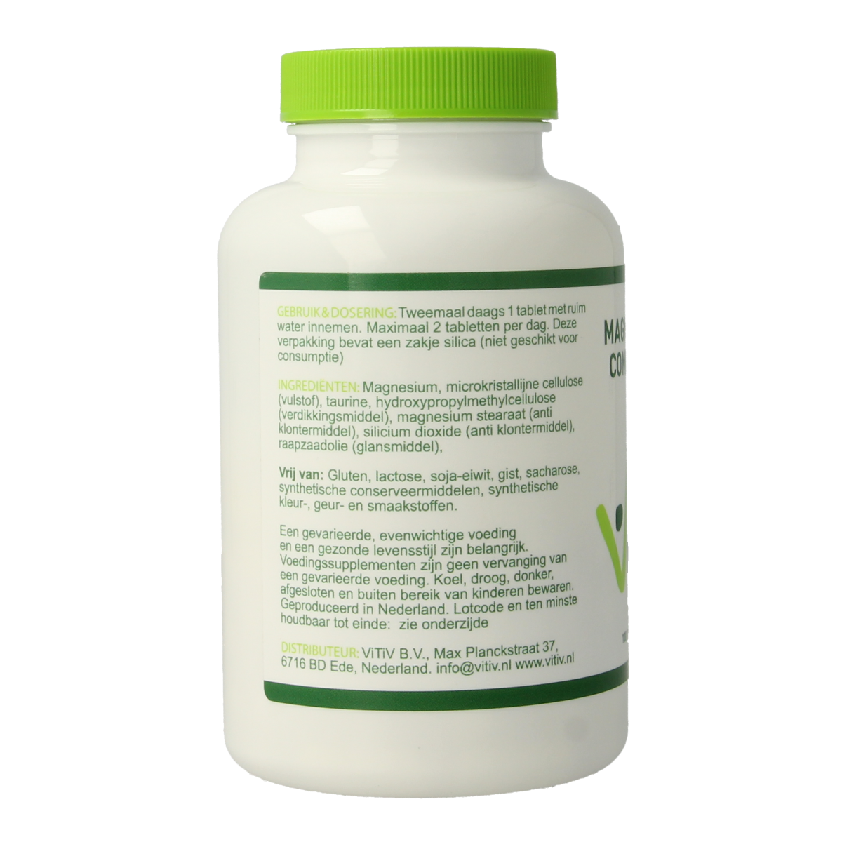 Vitiv Magnesium compleet met taurine 100.00 Tabletten