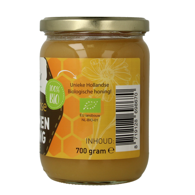 Vitiv Creme honing bio 700 Gram