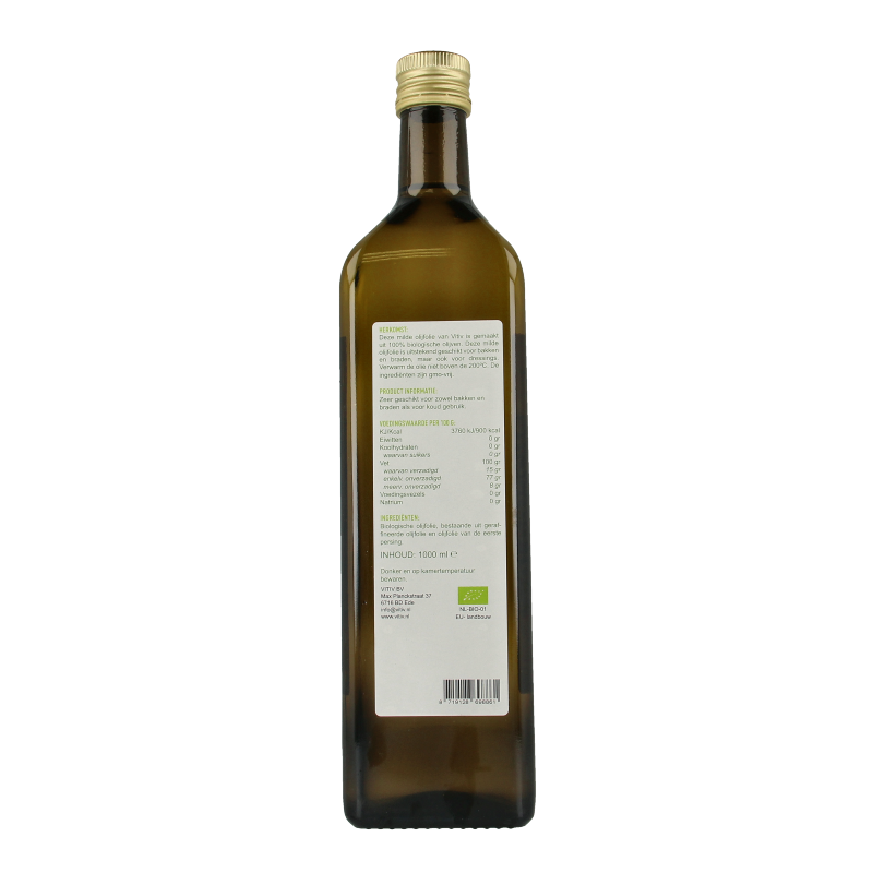 Vitiv Olijfolie mild bakken en braden bio 1 Liter