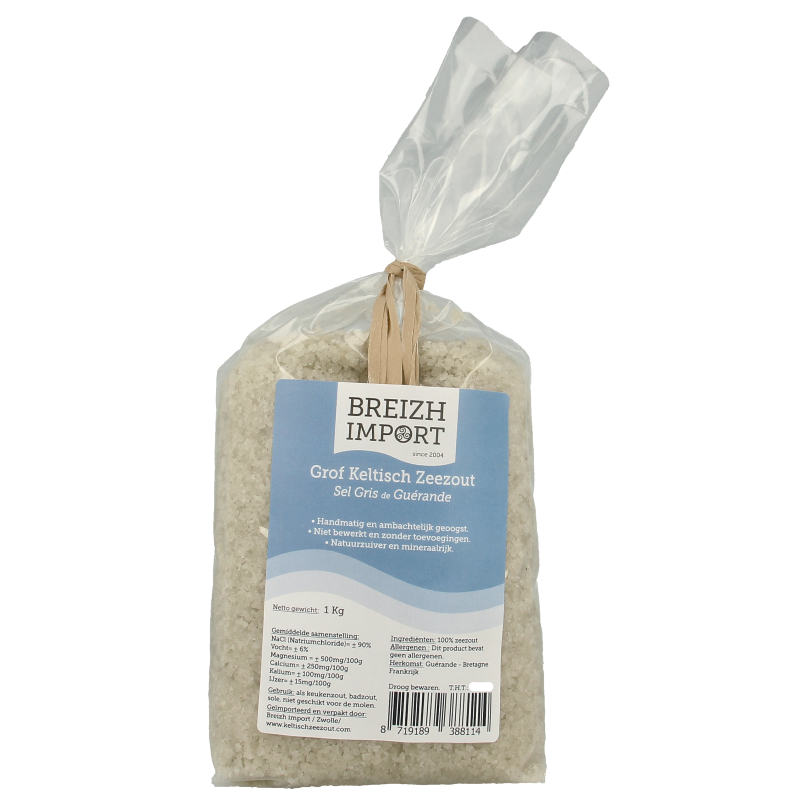 Breizh Import Grof keltisch zeezout 1.00 Kilogram