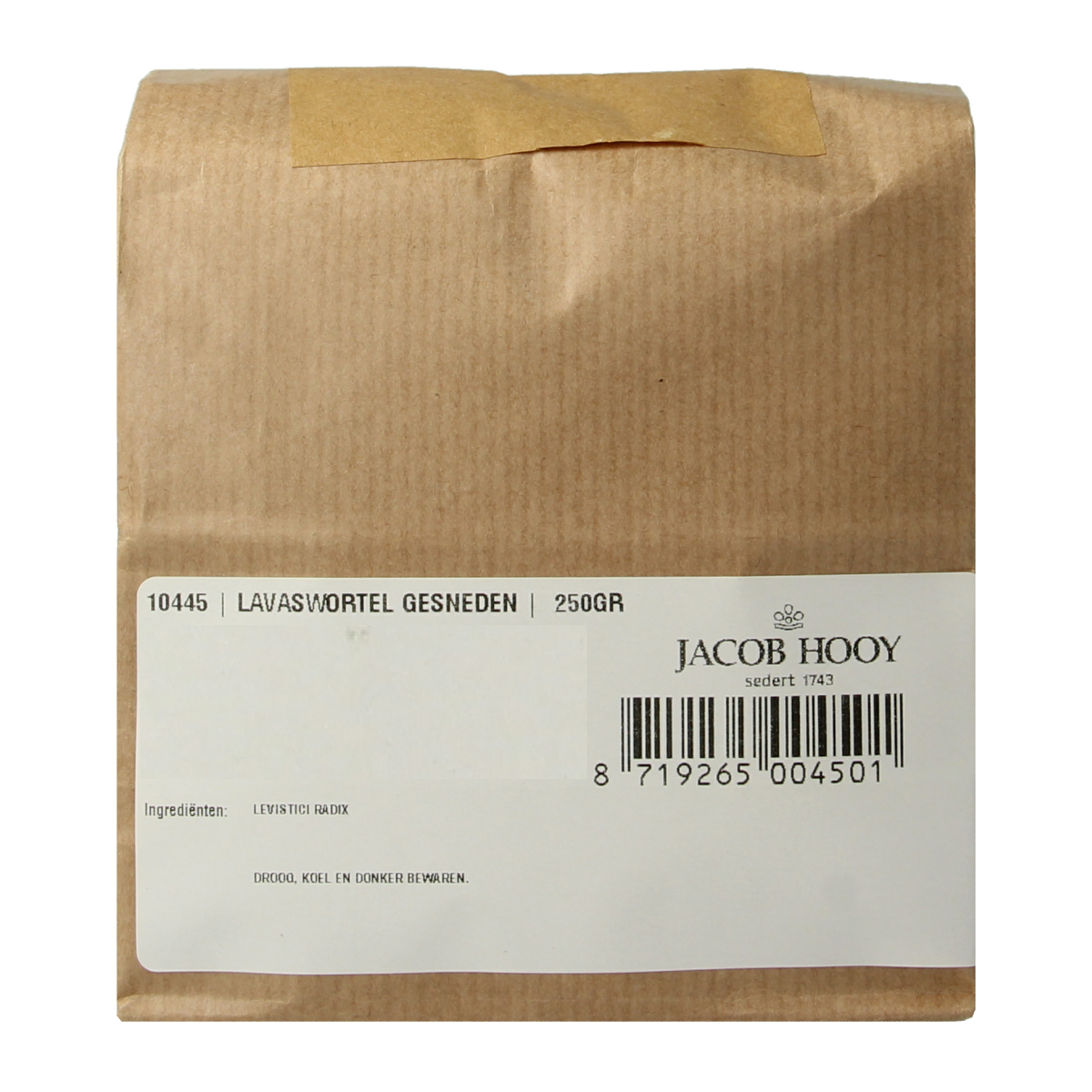 Jacob Hooy Lavaswortel gesneden 250.00 Gram
