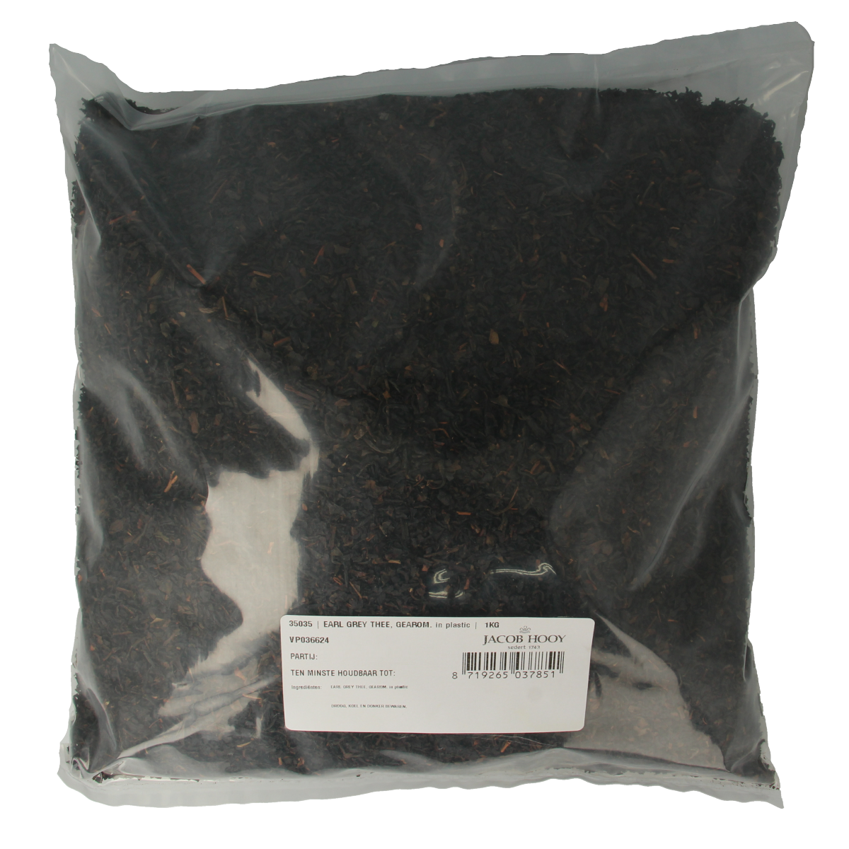 Jacob Hooy Earl grey thee gearomatiseerd 1.00 Kilogram