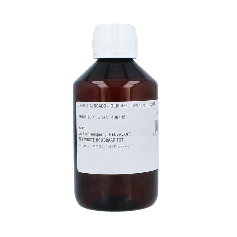 Jacob Hooy Avocado olie uitwendig 250 Milliliter