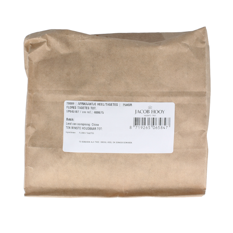 Jacob Hooy Afrikaantjes heel/tagees 250.00 Gram