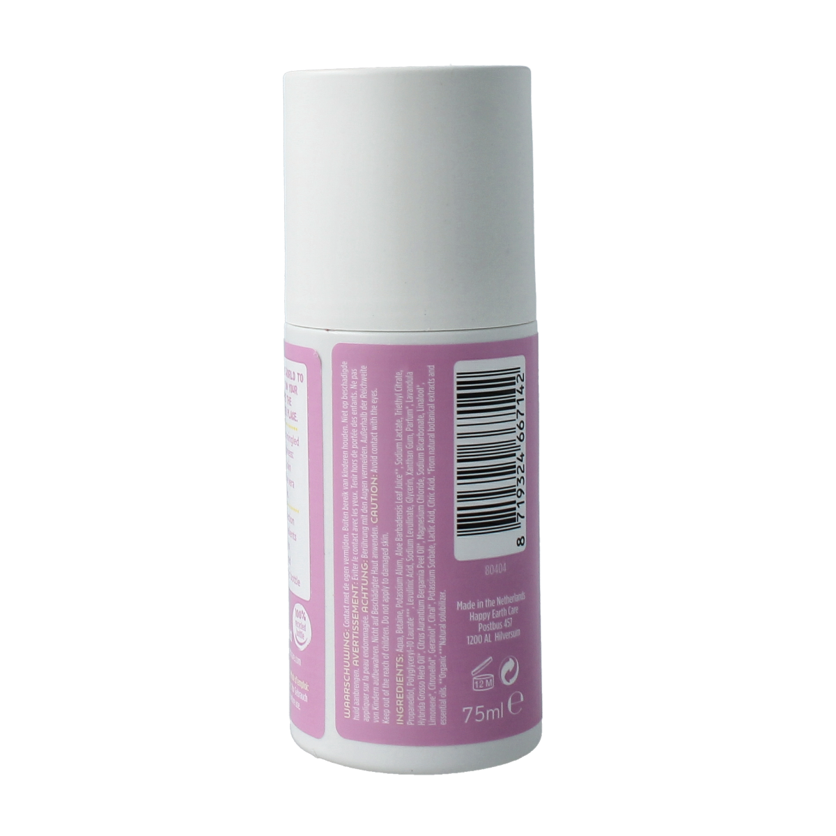 Happy Earth Pure deodorant roll-on lavender ylang 75.00 Milliliter