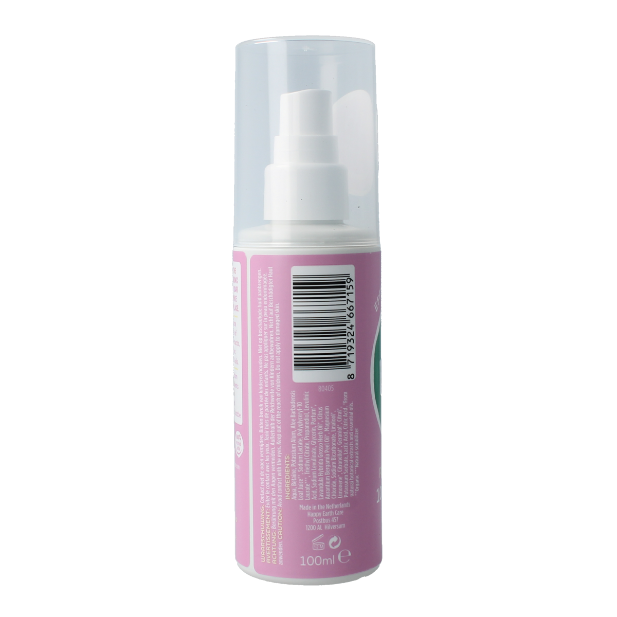 Happy Earth Pure deodorant spray lavender ylang 100.00 Milliliter