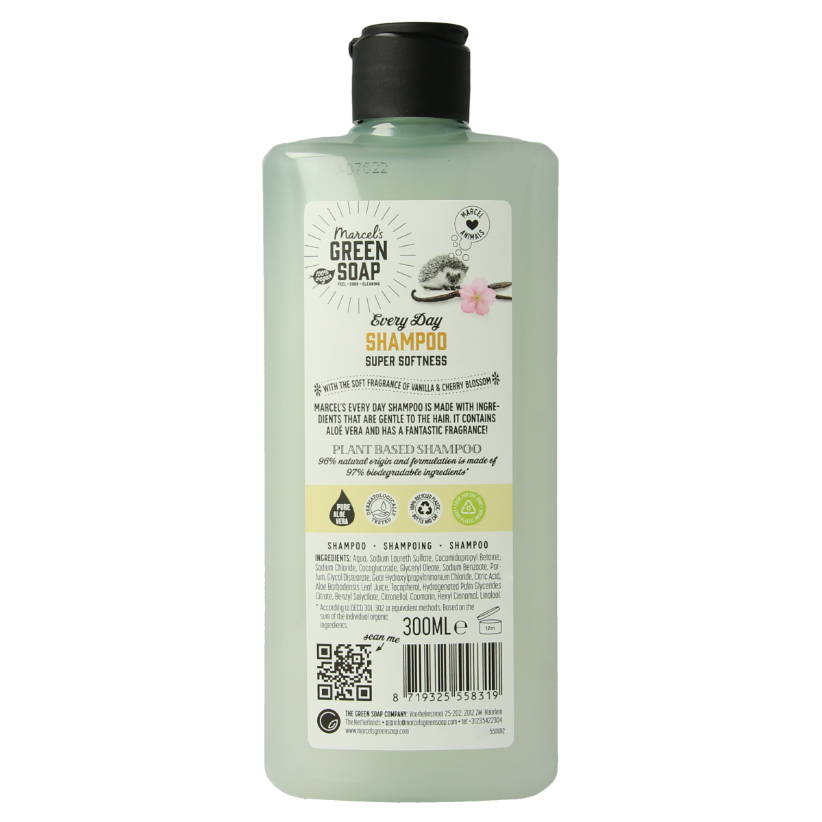 Marcel's Green Soap Shampoo every day vanilla & cherry blossom 300.00 Milliliter