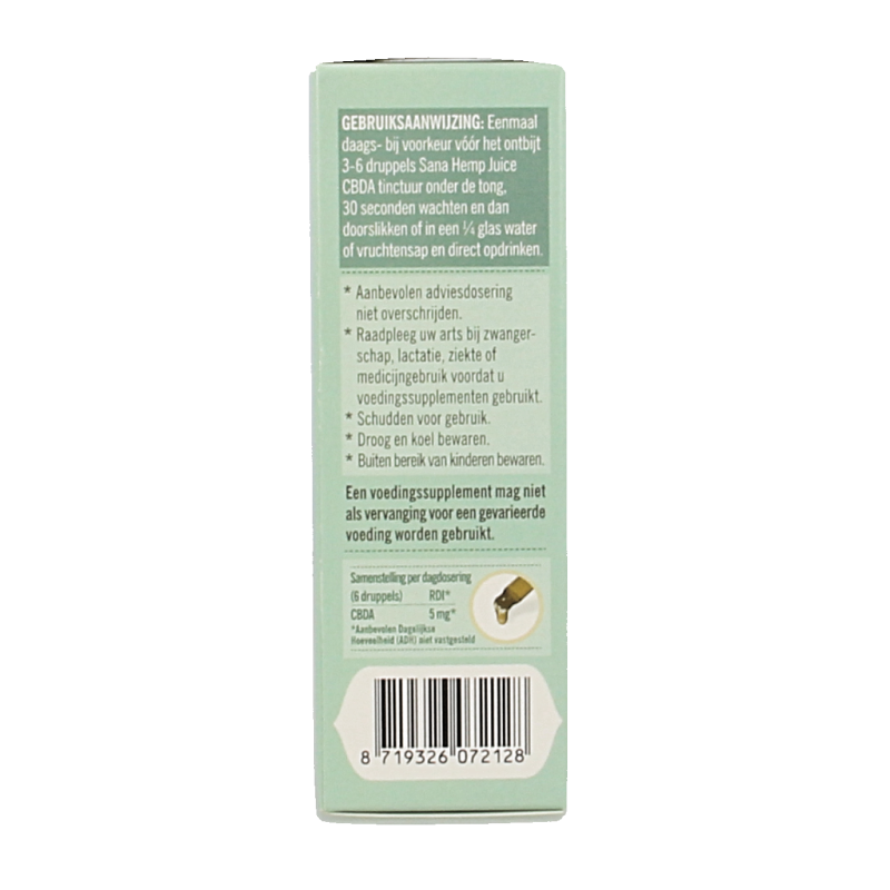 Sana Hemp Juice CBD A tinctuur 30 Gram