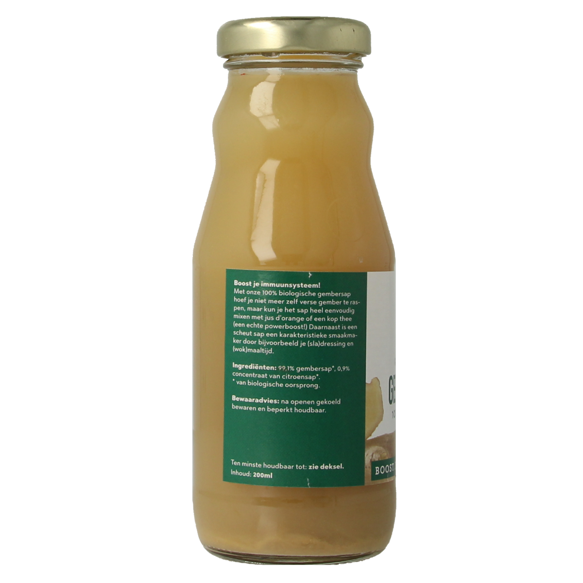 Go Now Gember sap bio 200.00 Milliliter