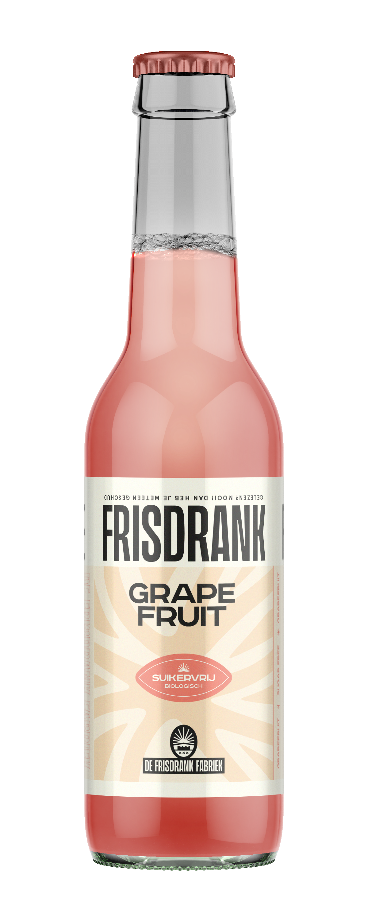De Frisdrank Fabriek Koolzuurhoudende frisdrank grapefruit suikervr bio 275.00 Milliliter