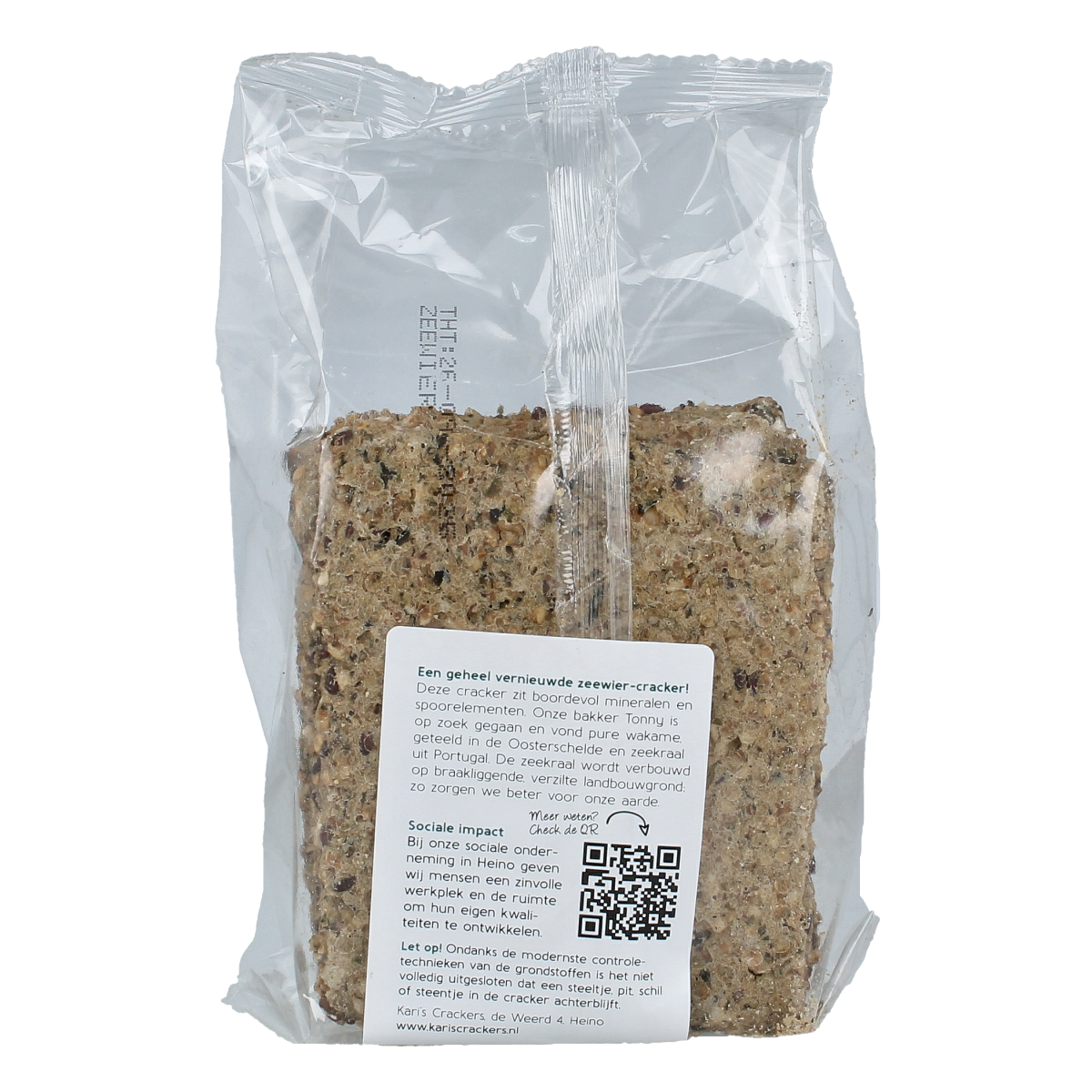 Kari's Crackers Knekkebrod zeewier bio 175.00 Gram