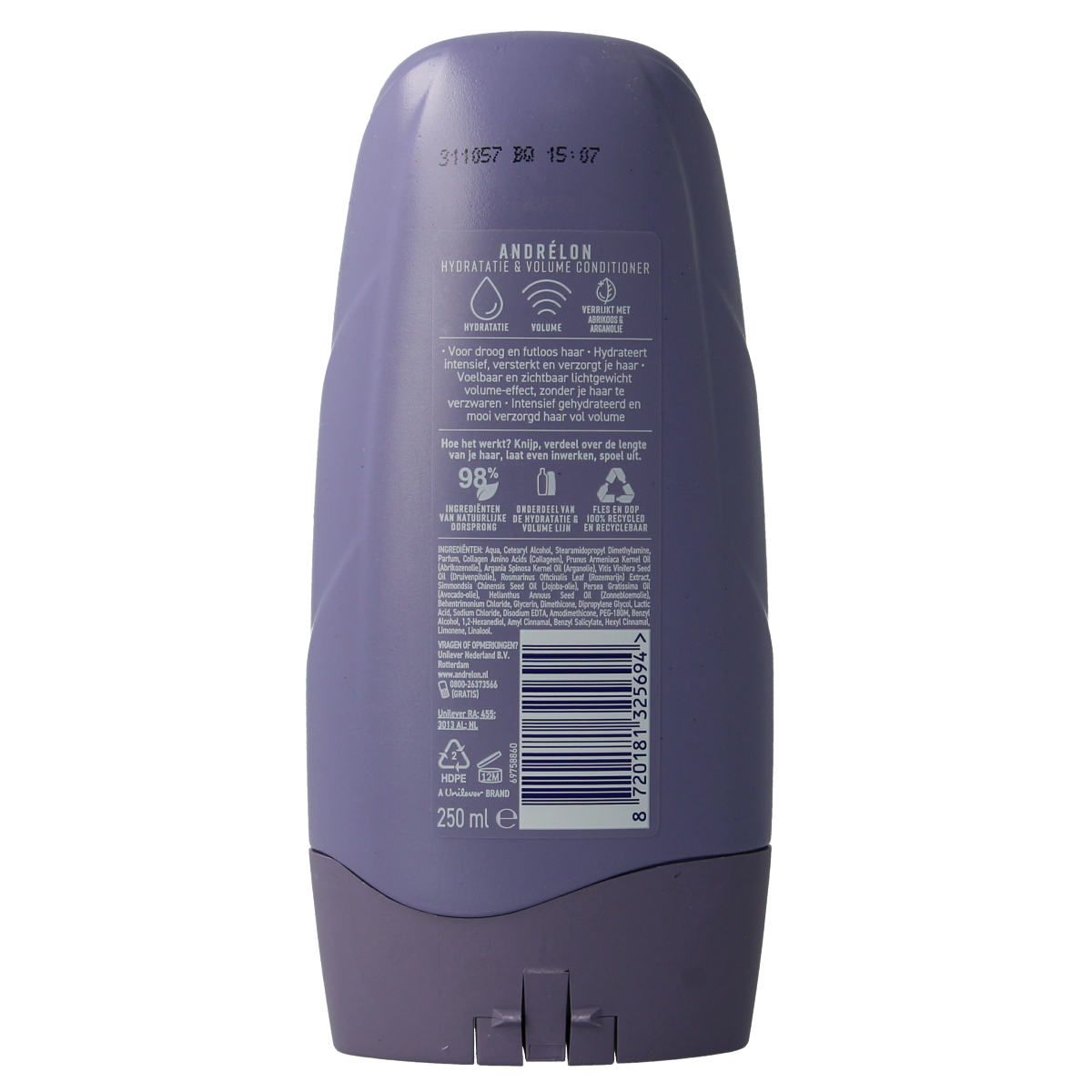 Andrelon Conditioner hydratatie & volume 250.00 Milliliter