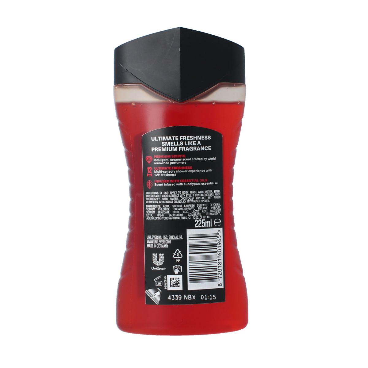 AXE Showergel cherry fizz 225.00 Milliliter