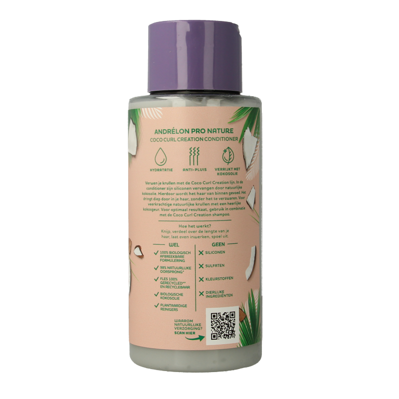 Andrelon Conditioner pro nature coco curl creation 400 Milliliter